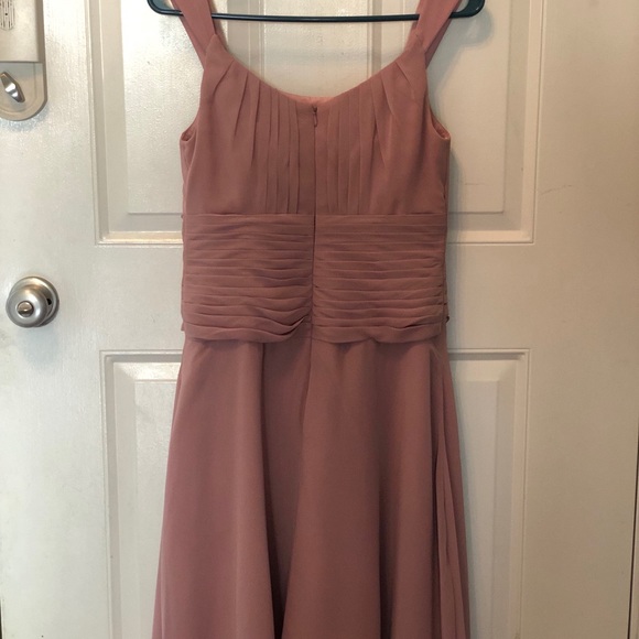 Azazie Hannah in Dusty Rose - Picture 2 of 7